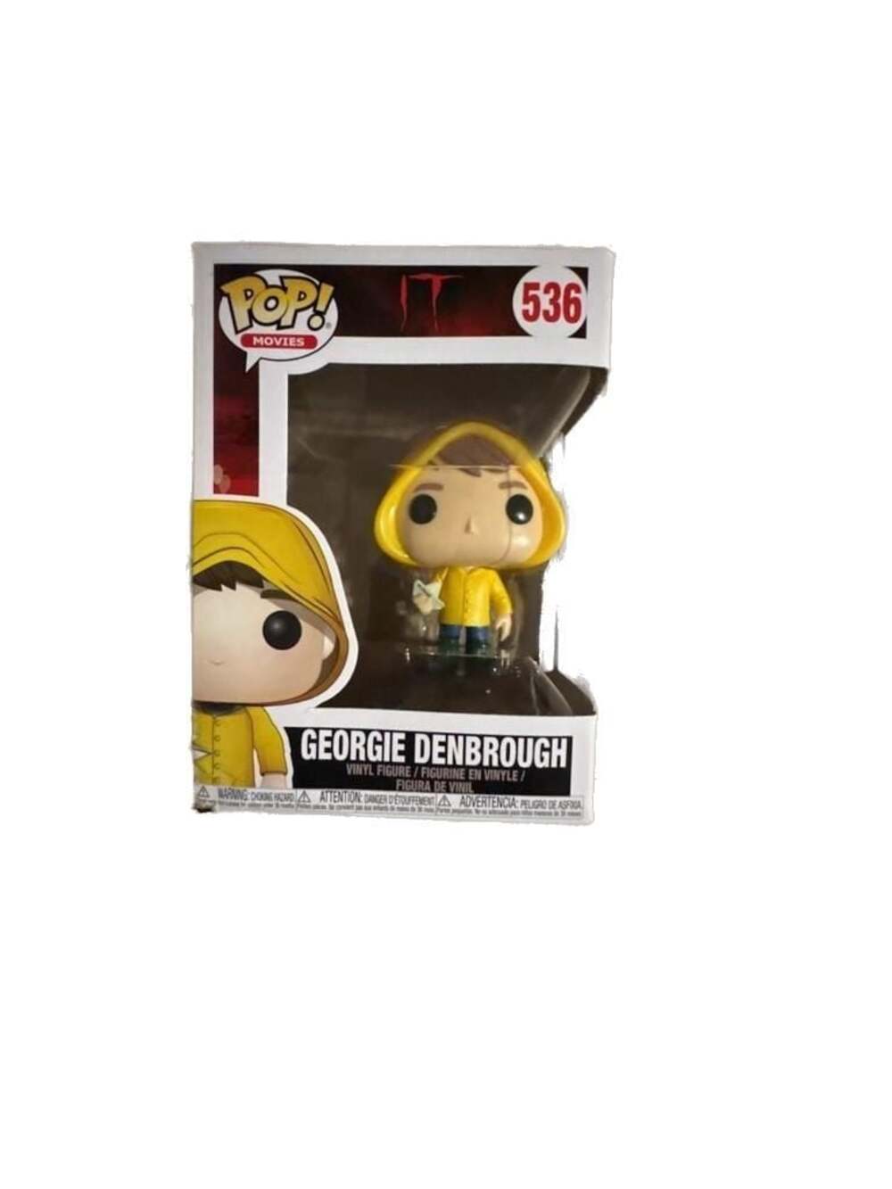 Georgie Denbrough IT #536 Funko Pop! Movie- IT Never...